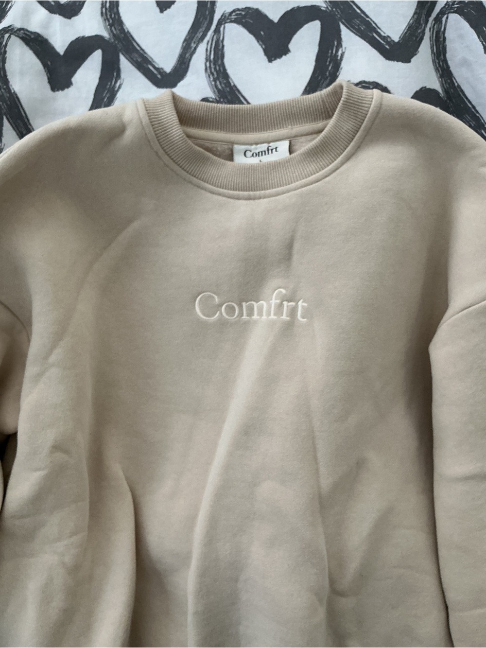 Cream Kids' Cozy Sweatshirt - Comfortable Everyday Pullover - Picture 3 of 3